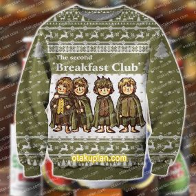 3D Print Knitting Pattern The Second Breakfast Club Ugly Christmas Sweatshirt