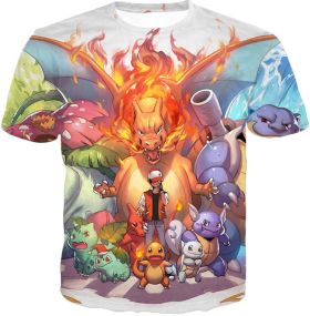 Ash Ketchum All Cool First Generation Awesome T-Shirt