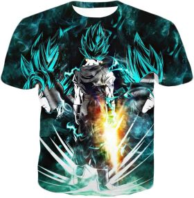 Dragon Ball Z Emerald Black Goku And Vegata T-Shirt