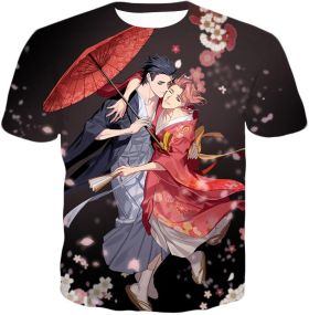 Jotaro Kujo x Noriaki Kakyoin Romantic Graphic T-Shirt JO055
