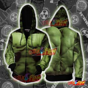 Hulk Hoodie Cosplay Jacket Zip Up