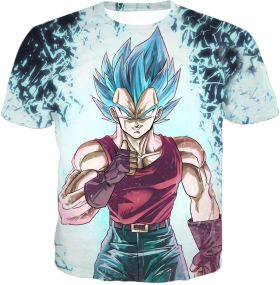 Dragon Ball Z Super Saiyan Blue Vegeta GT T-Shirt