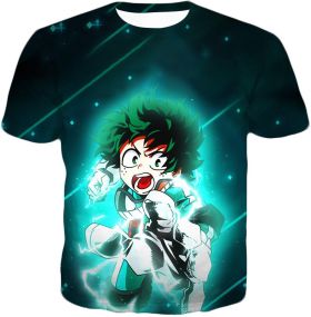 Anime Hero Student Izuki Midoriya T-Shirt MHA006