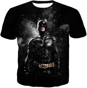 Graphic Promo Ultimate Action Hero Batman Cool Black T-Shirt BM068