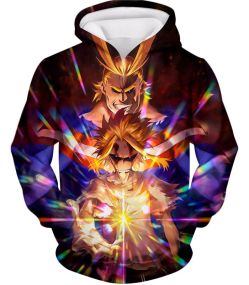 Anime Number One Hero All Might One for All Holder Cool Anime Graphic Hoodie MHA057