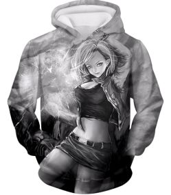 Dragon Ball Super Super Cute Android 18 Amazing Anime Promo Hoodie DBS071