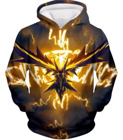 Most Powerful Thunder Zapdos Super Action Hoodie