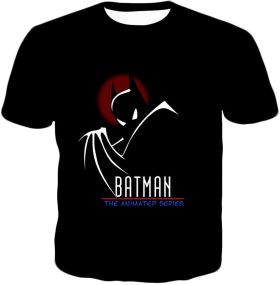 DC Comics Superhero Batman the Animated Series Promo Black T-Shirt BM008