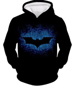 Justice Symbol Cool Batman Logo Black Hoodie BM080