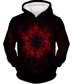 Wars Awesome Wars The First Order Logo Promo Cool Black Hoodie SW083