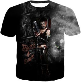 Jokers Love Harley Quinn Cool Action Promo T-Shirt HQ009