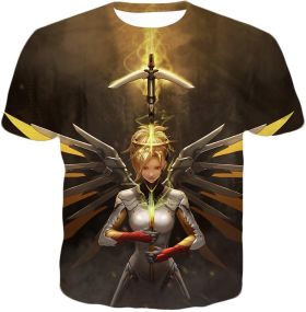 Overwatch Support Hero Valkyrie Mercy T-Shirt OW091