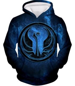 Wars Awesome HD Old Galactic Republic Logo Cool Graphic Hoodie SW093