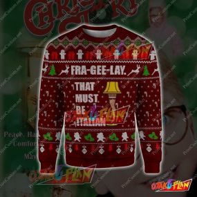 A Christmas New Year Winter Story Italian 3D Print Ugly Christmas Sweatshirt