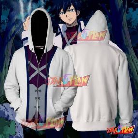 Anime Gray Fullbuster Hoodie Cosplay Jacket Zip Up