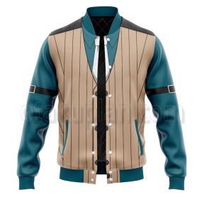 Ace Attorney Godot Blue Cosplay Varsity Jacket