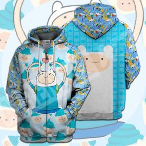 Adventure Time Finn all over print Hoodie / T-Shirt