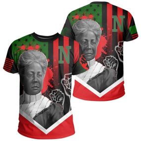 African American Flag Nannie Helen Burroughs African T-Shirt