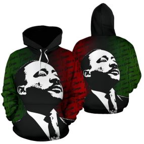 African American Martin Luther King Pullover Hoodie