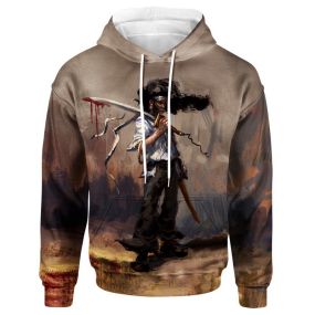 Afro Talented Swordsman Hoodie / T-Shirt