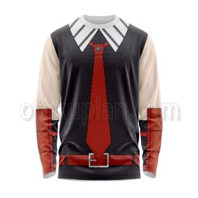 Akame Ga Kill Akame Red Tie Cosplay Long Sleeve Shirt