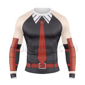 Akame Ga Kill Akame Red Tie Long Sleeve Compression Shirt