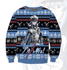 Akame Ga Kill Esdeath 3D Printed Ugly Christmas Sweatshirt