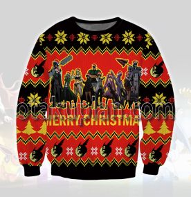 Akame ga Kill Night Raid 3D Printed Ugly Christmas Sweatshirt