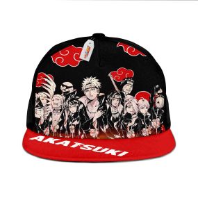 Akatsuki Team Snapback Anime Hat