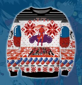 Akira Shotaro Kaneda Destiny 3D Printed Ugly Christmas Sweatshirt