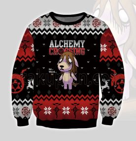 Alchemy Crossing Fullmetal Alchemist 3D Printed Ugly Christmas Sweatshirt
