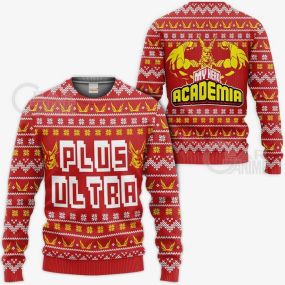 All Might Plus Ultra Ugly Christmas Sweater MHA Hoodie Shirt