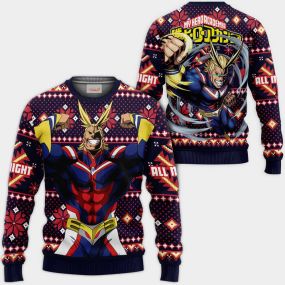 All Might Ugly Christmas Sweater MHA 2 Hoodie Shirt