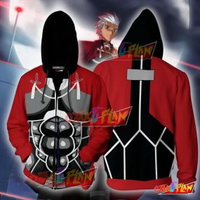 FateStay Night Archer Hoodie Cosplay Jacket Zip Up