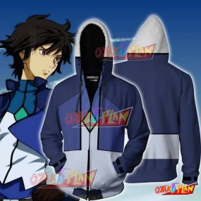Anime 00 Setsuna F. Seiei Hoodie Cosplay Jacket Zip Up