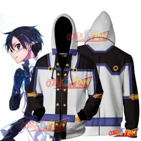 Sword Art Online The Movie Kirito Hoodie Cosplay Jacket Zip Up