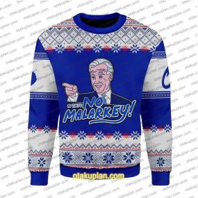 And Thats No Malarkey Joe Biden 3D Print Ugly Christmas Sweatshirt