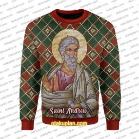 Andrew The Apostle 3D Print Ugly Christmas Sweatshirt