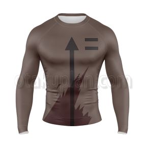 Angels Of Death Foster Isaac Brown Long Sleeve Compression Shirt