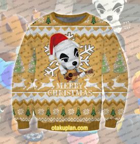 Animal Crossing K.K. Slider 3D Printed Ugly Christmas Sweatshirt