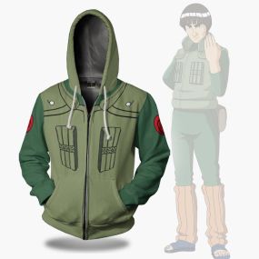 Anime Anime Might Guy Cosplay Costume Casual Hoodie Shirts