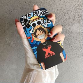 Anime One Piece Luffy Zoro 1 Tempered Glass iPhone Case 1