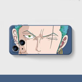 Anime One Piece Luffy Zoro 2 Tempered Glass iPhone Case