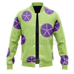 Anohana Hisakawa Tetsudou Green Cosplay Varsity Jacket