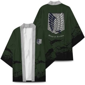 AOT Recon Corps Kimono Custom Uniform Anime Clothes Cosplay Jacket