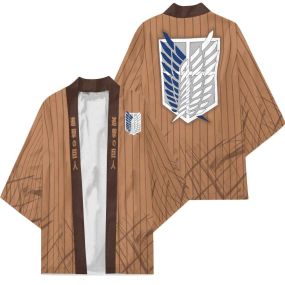 AOT Scout Regiment s Pajamas Kimono Custom Uniform Anime Clothes Cosplay Jacket