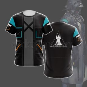 Arknights Doctor Black Cosplay T-Shirt