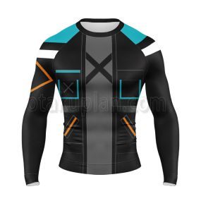 Arknights Doctor Black Long Sleeve Compression Shirt