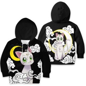 Artemis Kids Hoodie Anime Custom ailor Clothes