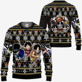 ASL Pirates Ugly Christmas Sweater One Piece Hoodie Shirt